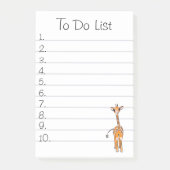 Giraffe Post-it® Notes (Voorkant)