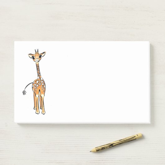 Giraffe Post-it® Notes (Op bureau)