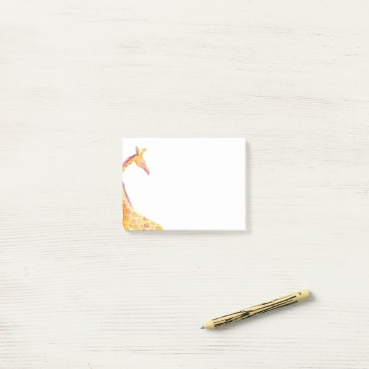 Giraffe Post-it® Notes (Op bureau)