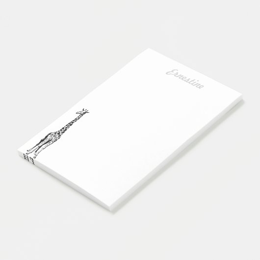 Giraffe Post-it notities - op maat gemaakt Post-it® Notes (Schuin)