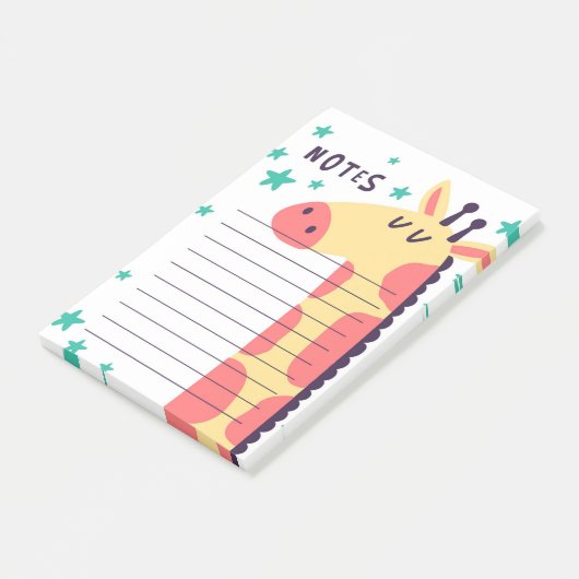 Giraffe Post-It-notities Post-it® Notes (Schuin)