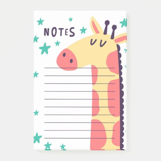 Giraffe Post-It-notities Post-it® Notes (Voorkant)