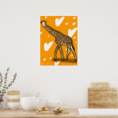 Giraffe Poster (Keuken)