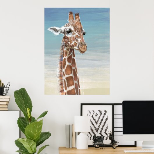Giraffe Poster (Thuiskantoor)