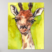 Giraffe Poster (Voorkant)