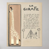 Giraffe Poster (Voorkant)
