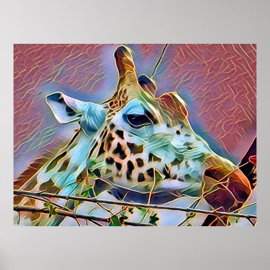 GIRAFFE POSTER (Voorkant)