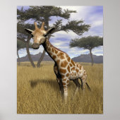 Giraffe Poster (Voorkant)