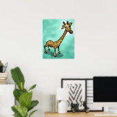 Giraffe Poster (Thuiskantoor)