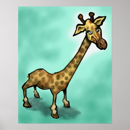 Giraffe Poster (Voorkant)