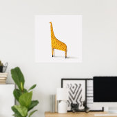 Giraffe Poster (Thuiskantoor)