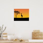 Giraffe Poster (Keuken)