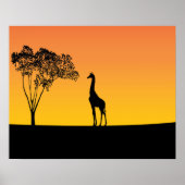 Giraffe Poster (Voorkant)