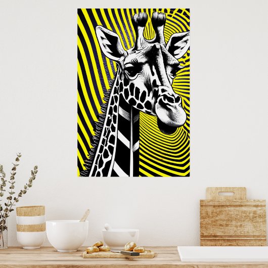 Giraffe Poster (Keuken)
