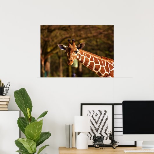 Giraffe Poster (Thuiskantoor)