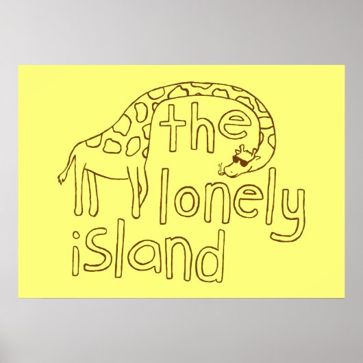 Giraffe Poster (Voorkant)