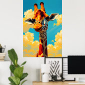 Giraffe Poster (Thuiskantoor)