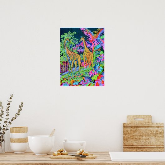 Giraffe Poster (Keuken)