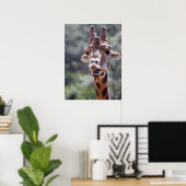 Giraffe Poster (Thuiskantoor)