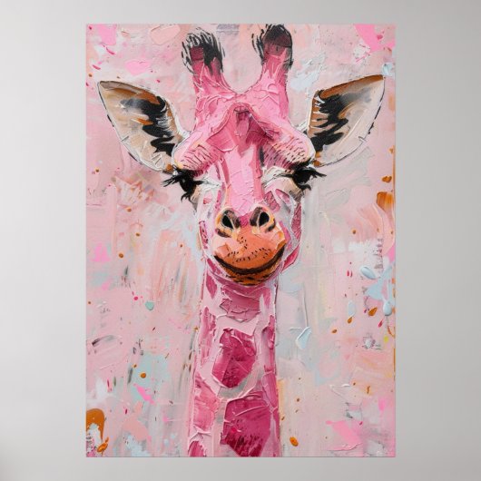 GIRAFFE 🦒 POSTER (Voorkant)