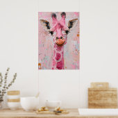 GIRAFFE 🦒 POSTER (Keuken)