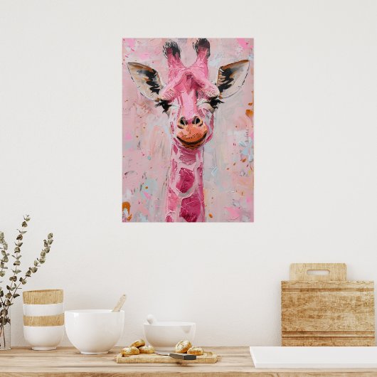 GIRAFFE 🦒 POSTER (Keuken)