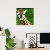 Giraffe Poster afdrukken (Thuiskantoor)