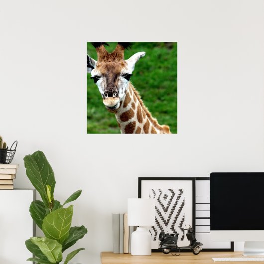 Giraffe Poster afdrukken (Thuiskantoor)