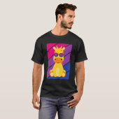 Giraffe Pride Bisexual Flag LGBTQ Proud Ally Pride T-shirt (Voorkant volledig)