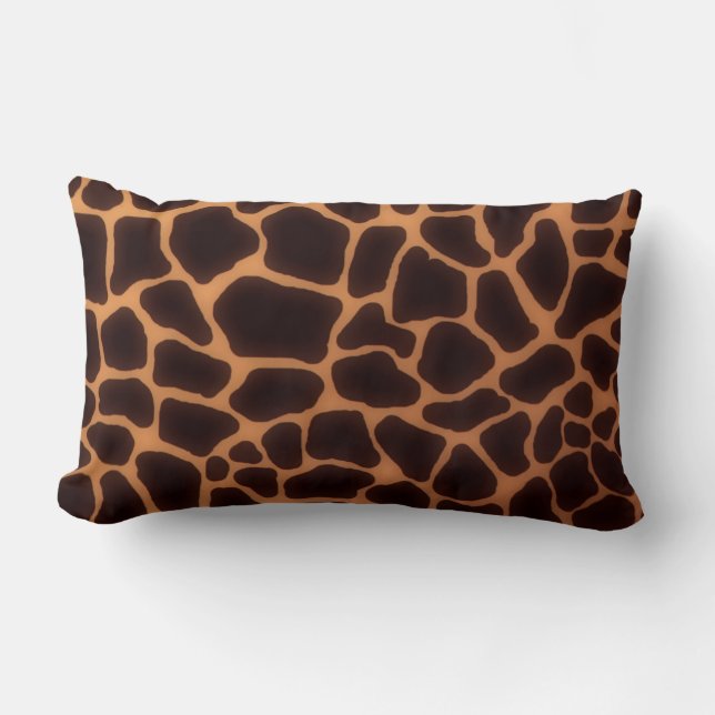 Giraffe Print American MoJo Pillow Lumbar Kussen (Voorkant)