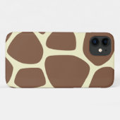 Giraffe Print, bruine Giraffe, Animal Print, Oerwo Case-Mate iPhone Case (Achterkant (horizontaal))