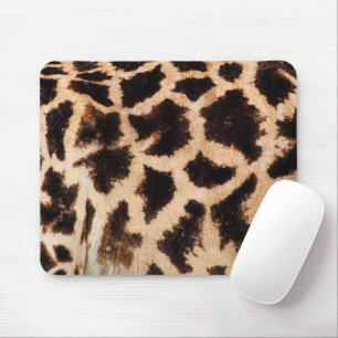 Giraffe Print, bruine Giraffe, Animal Print, Oerwo Muismat