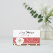 Giraffe Print, bruine Giraffe, Animal Print, Oerwo Visitekaartje (Staand voorkant)