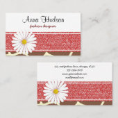 Giraffe Print, bruine Giraffe, Animal Print, Oerwo Visitekaartje (Voorkant / Achterkant)