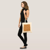 Giraffe Print Canvas tas (Voorkant (model))