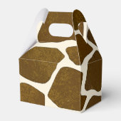  Giraffe Print Favor Box Bedankdoosjes (Voorkant Zijde)