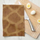 Giraffe Print keukenhanddoek (Quarter Fold)