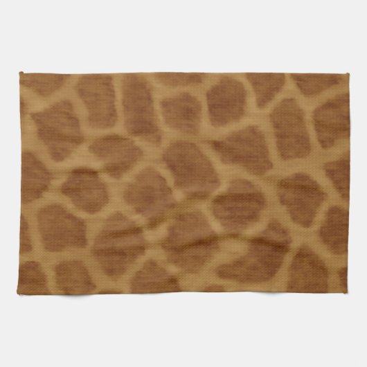 Giraffe Print keukenhanddoek (Horizontaal)