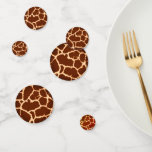 Giraffe print kids Birthday Party Confetti<br><div class="desc">Voeg deze toe om elke feestdag extra speciaal te maken</div>
