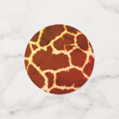 Giraffe print kids Birthday Party Confetti (Kleine voorkant)