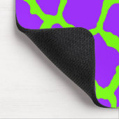 Giraffe Print Mint Amethyst Muismat (Hoek)