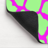Giraffe Print Mint Fuchsia Muismat (Hoek)
