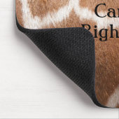 Giraffe Print Mousepad Muismat (Hoek)