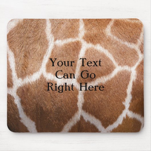 Giraffe Print Mousepad Muismat (Voorkant)