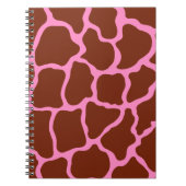 Giraffe Print Notitieboek (Voorkant)