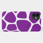 Giraffe Print, Paarse Giraffe, proefdruk Case-Mate iPhone Case (Achterkant (horizontaal))