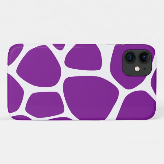 Giraffe Print, Paarse Giraffe, proefdruk Case-Mate iPhone Case (Achterkant (horizontaal))