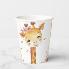 Giraffe Print Paper Cup Papieren Bekers