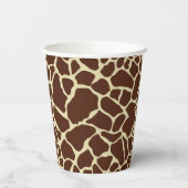 Giraffe Print Party Papieren Bekers (Achterkant)