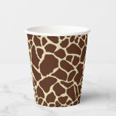 Giraffe Print Party Papieren Bekers (Voorkant)